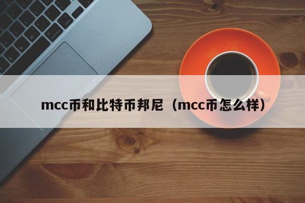 mcc币和比特币邦尼(mcc币怎么样)