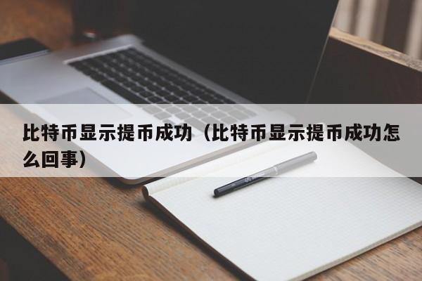 比特币显示提币成功(比特币显示提币成功怎么回事)
